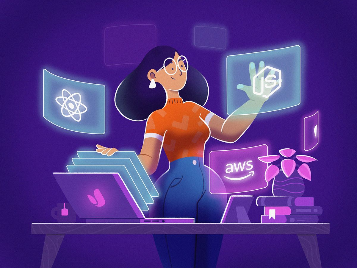 Ionic app development — UI graph and neural network illustration